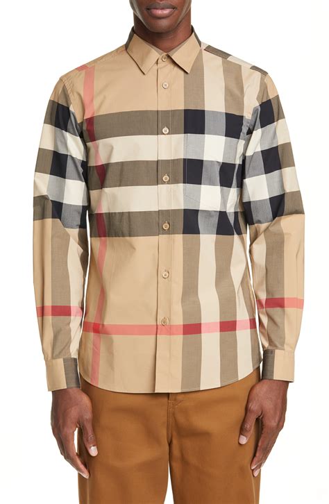 cheap mens burberry dress shirts|burberry plaid shirts for men.